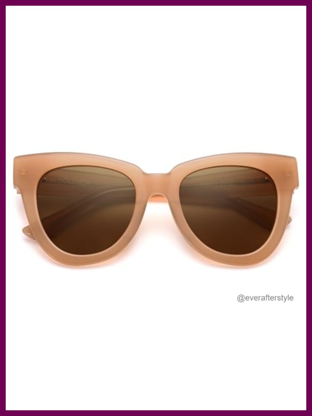 Oversized Retro Cat Eye Polarized Acetate Sunglasses UV400